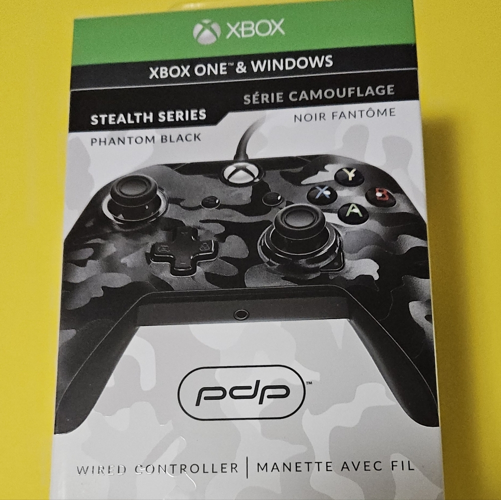 Pdp Xbox One & Windows Wired Controller Phantom Black Camouflage